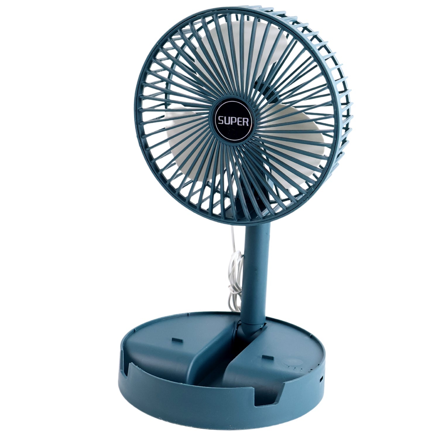 Adjustable Portable Desktop Fan - Telescopic Silent Personal Cooling for Office & Travel (Battery Not Include) Adjustable Portable Desktop Fan - Telescopic Silent Personal Cooling for Office & Travel (Battery Not Include)
